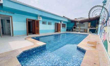 Casa com 3 dormitórios para alugar, 250 m² por R$ 10.980,00 - Canto do Forte - Praia Grande/SP
