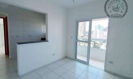 Apartamento com 1 quarto para alugar na Rua Campinas, Boqueirão, Praia Grande