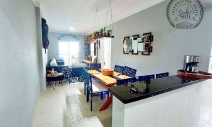 Apartamento com 2 quartos para alugar na Rua Azaléa, Jardim Real, Praia Grande