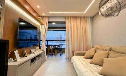 Apartamento com 3 quartos à venda na Avenida Costa Machado, Canto do Forte, Praia Grande