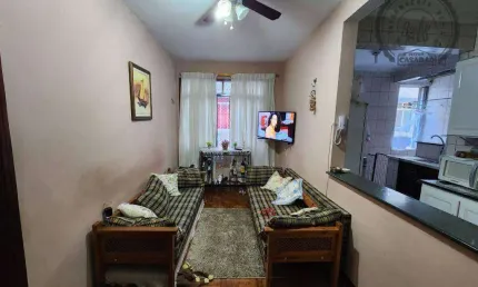 Apartamento com 1 quarto à venda na Avenida Marechal Mallet, Canto do Forte, Praia Grande