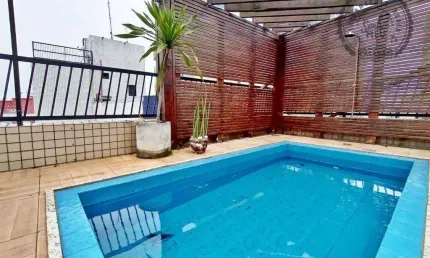 Cobertura com 4 quartos à venda na Rua Xavantes, Tupi, Praia Grande