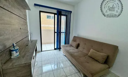Apartamento com 1 dormitório à venda, 52 m² por r$ 310.000,00 - tupi - praia grande/sp