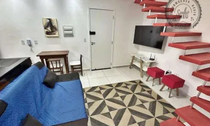 Apartamento com 1 quarto à venda na Rua Olavo Bilac, Vila Assunção, Praia Grande