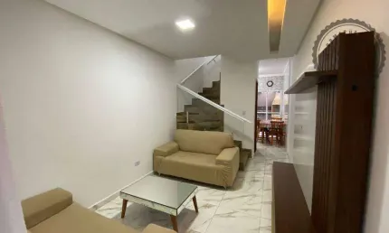 Casa em condomínio fechado com 2 quartos à venda na Rua José de Alencar, Cidade Ocian, Praia Grande