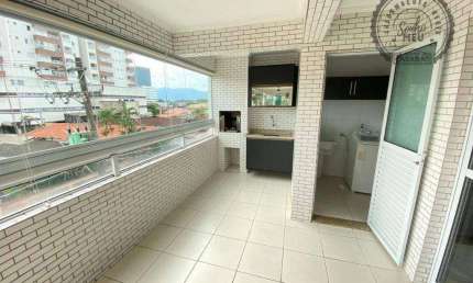 Apartamento com 3 quartos para alugar na Rua Colômbia, Guilhermina, Praia Grande