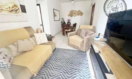 Apartamento com 2 dormitórios à venda, 70 m² por R$ 399.000,00 - Canto do Forte - Praia Grande/SP