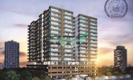 Apartamento com 3 quartos à venda na Avenida Costa Machado, Canto do Forte, Praia Grande