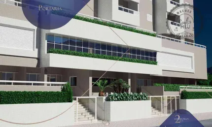 Apartamento com 2 quartos à venda na Rua Botafogo, Guilhermina, Praia Grande