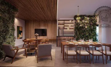 Apartamento com 3 quartos à venda na Rua Perequê, Guilhermina, Praia Grande