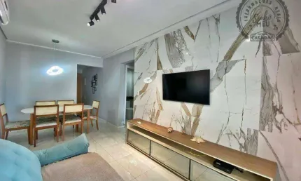 Apartamento com 2 dormitórios à venda, 69 m² por R$ 750.000,00 - Boqueirão - Praia Grande/SP
