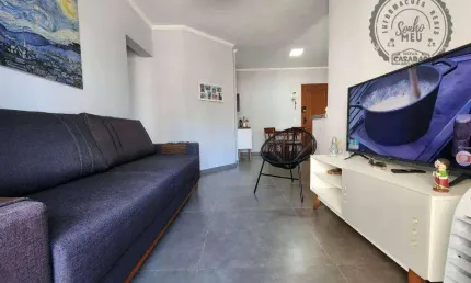Apartamento com 1 dormitório à venda, 49 m² por R$ 325.000,00 - Tupi - Praia Grande/SP