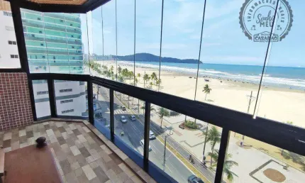 Apartamento com 3 quartos para alugar na Rua Alameda das Américas, Guilhermina, Praia Grande