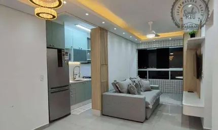 Apartamento com 2 quartos à venda na Rua Vinte e Seis de Janeiro, Vila Mirim, Praia Grande
