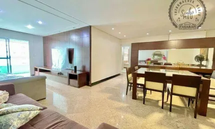 Apartamento com 3 quartos à venda na Avenida Presidente Castelo Branco, Canto do Forte, Praia Grande