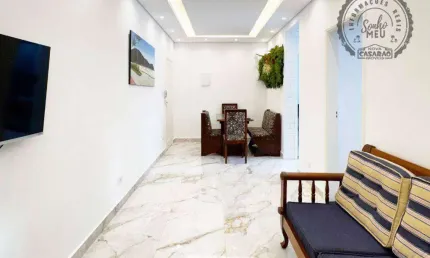 Apartamento com 1 quarto à venda na Rua Joaquim Teixeira de Carvalho, Canto do Forte, Praia Grande