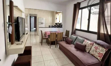 Apartamento com 1 quarto à venda na Avenida Paris - de 1 ao fim - lado ímpar, Boqueirão, Praia Grande