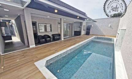 Casa com 3 quartos à venda na Rua Mário de Andrade, Cidade Ocian, Praia Grande