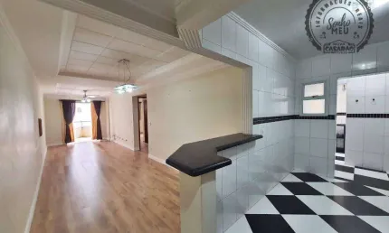Apartamento com 2 dormitórios à venda, 78 m² por r$ 450.000,00 - vila guilhermina - praia grande/sp
