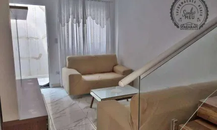 Casa em condomínio fechado com 2 quartos à venda na Rua José de Alencar, Cidade Ocian, Praia Grande