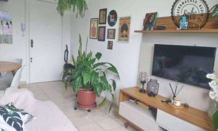 Apartamento com 1 quarto à venda na Rua dos Antúrios, Jardim Real, Praia Grande