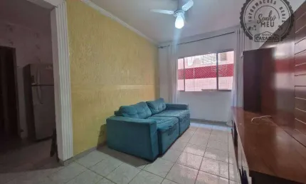 Apartamento com 1 quarto para alugar na Rua Rui Barbosa, Canto do Forte, Praia Grande
