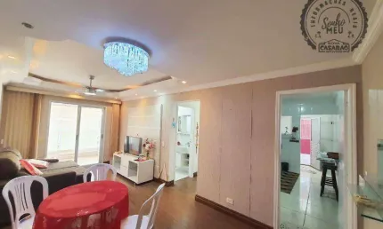 Apartamento garden com 2 dormitórios à venda, 106 m² por r$ 499.000,00 - canto do forte - praia grande/sp