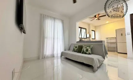 Apartamento com 1 quarto à venda na Rua Rui Barbosa, Canto do Forte, Praia Grande