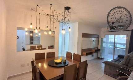 Apartamento com 3 quartos para alugar na Rua Mário de Andrade, Vila Assunção, Praia Grande