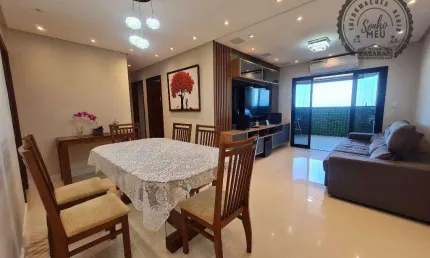 Apartamento com 3 quartos à venda na Rua Alberto Santos Dumont, Guilhermina, Praia Grande