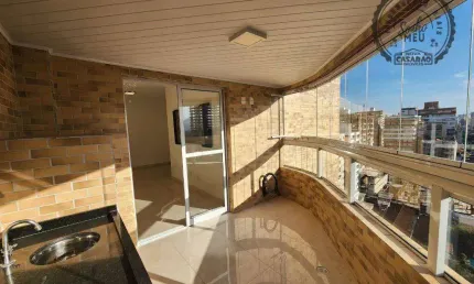 Apartamento com 1 quarto à venda na Rua Fumio Miyazi, Guilhermina, Praia Grande