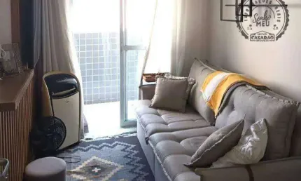 Apartamento com 1 quarto à venda na Rua Rui Barbosa, Canto do Forte, Praia Grande