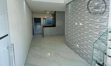 Sobrado com 2 dormitórios à venda, 61 m² por R$ 290.000,00 - Maracanã - Praia Grande/SP