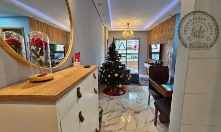 Apartamento com 2 dormitórios à venda, 59 m² por r$ 520.000,00 - canto do forte - praia grande/sp