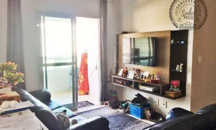 Apartamento com 2 dormitórios à venda, 77 m² por r$ 420.000,00 - guilhermina - praia grande/sp