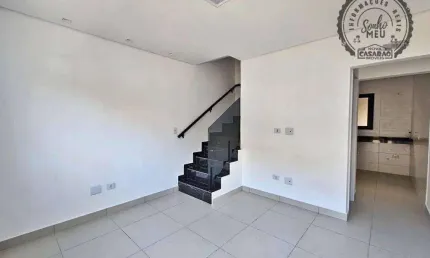 Casa em condomínio fechado com 2 quartos para alugar na Rua Vinte e Seis de Janeiro, Vila Mirim, Praia Grande