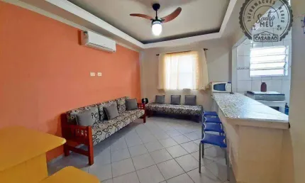 Apartamento com 1 quarto à venda na Avenida Paris - de 1 ao fim - lado ímpar, Boqueirão, Praia Grande