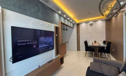 Apartamento com 1 quarto à venda na Rua Luiz Antônio de Andrade Vieira, Boqueirão, Praia Grande