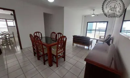 Apartamento com 3 quartos para alugar na Avenida Presidente Castelo Branco, Guilhermina, Praia Grande
