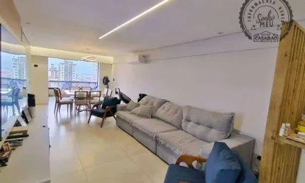 Apartamento com 3 quartos à venda na Rua Acaris, Tupi, Praia Grande