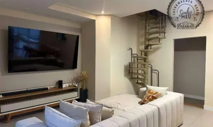 Casa com 4 quartos à venda na Rua Marechal Eurico Gaspar Dutra, Canto do Forte, Praia Grande