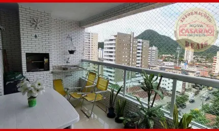 Apartamento com 3 quartos à venda na Rua Espírito Santo, Canto do Forte, Praia Grande