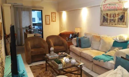 Apartamento com 3 dormitórios à venda, 120 m² por R$ 605.000,00 - Tupi - Praia Grande/SP