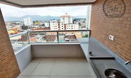 Apartamento com 1 quarto à venda na Rua Nicarágua, Guilhermina, Praia Grande