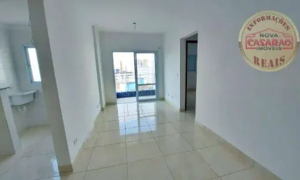 Apartamento com 2 dormitórios à venda, 54 m² por r$ 355.000,00 - mirim - praia grande/sp