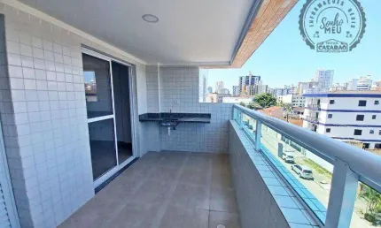 Apartamento com 2 quartos à venda na Rua Turiassu, Guilhermina, Praia Grande