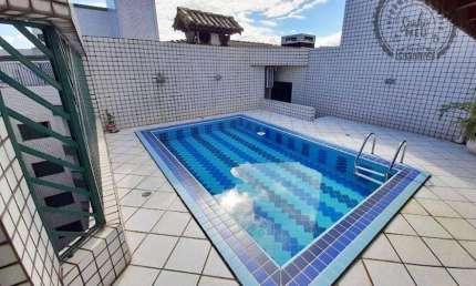Cobertura com 4 dormitórios à venda, 220 m² por R$ 1.200.000,00 - Guilhermina - Praia Grande/SP
