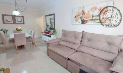 Apartamento com 2 dormitórios à venda, 71 m² por r$ 580.000,00 - canto do forte - praia grande/sp