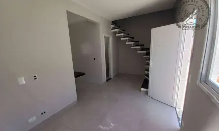 Sobrado com 2 dormitórios à venda, 66 m² por r$ 275.000,00 - balneário europa - mongaguá/sp