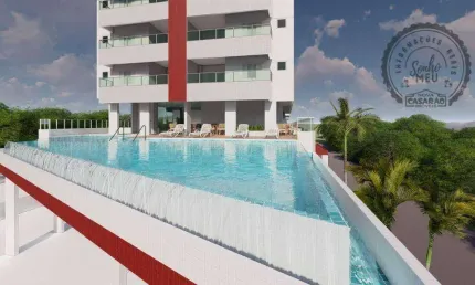 Apartamento com 2 quartos à venda na Avenida Presidente Kennedy, Vilamar, Praia Grande
